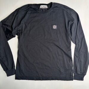 Stone Island Charcoal Long Sleeve Tee